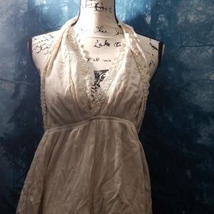 Kendall + Kylie Pacsun Beige White Romper XS NEW